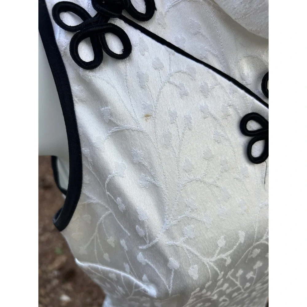 White Vintage Dress Sabora Medium Floor Length‎